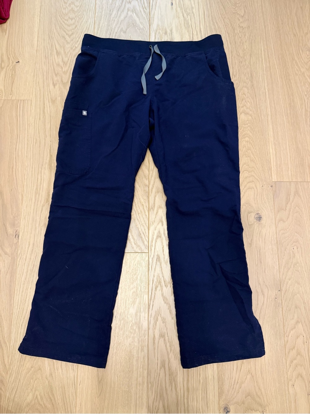 Figs Women's Navy Straight-Leg Scrub Pants